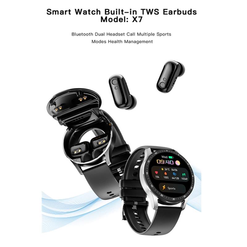 🔥2026 Hot Sale⌚2-in-1 smartwatch with built-in wireless earbuds 🎧️