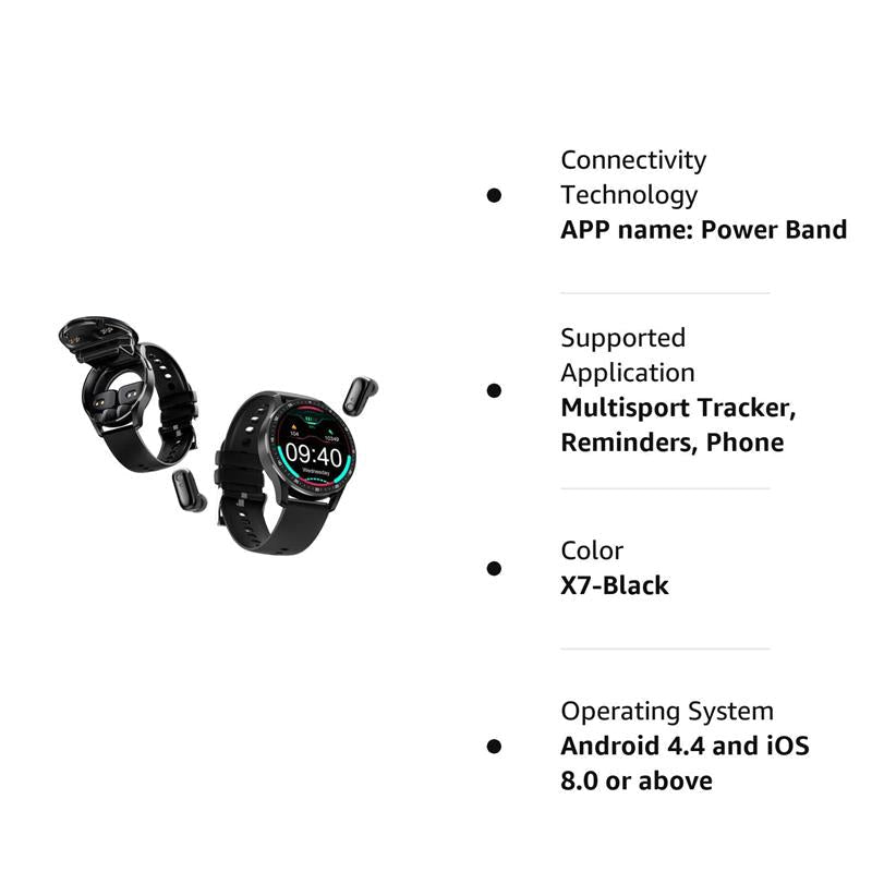 🔥2026 Hot Sale⌚2-in-1 smartwatch with built-in wireless earbuds 🎧️