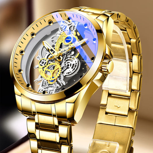 ⌚ LIMITED-TIME 50% OFF! ✨ Double-Sided Skeleton Watch — Stylish, Luminous, Eye-Catching 💎