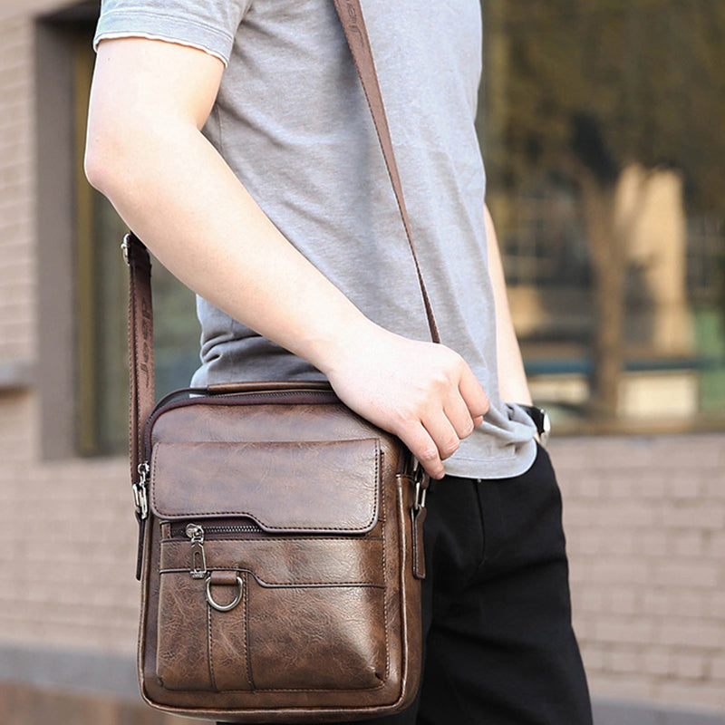 💼60% OFF NOW! ✨ Men's Business Casual Large Capacity Bag - Durable Nylon with Laptop Compartment & Organized Pockets for Work & Travel 🚀👜