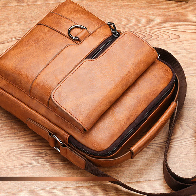💼60% OFF NOW! ✨ Men's Business Casual Large Capacity Bag - Durable Nylon with Laptop Compartment & Organized Pockets for Work & Travel 🚀👜