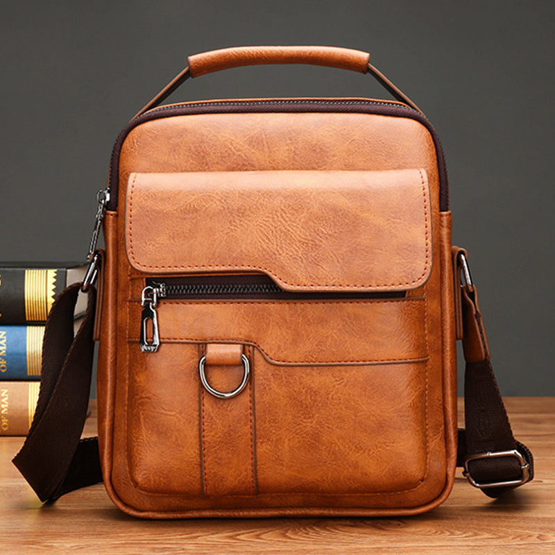 💼60% OFF NOW! ✨ Men's Business Casual Large Capacity Bag - Durable Nylon with Laptop Compartment & Organized Pockets for Work & Travel 🚀👜