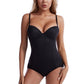 🔥 Hot Sale 50% OFF 🔥Shapewear Bodysuit with Bra|Ruched Slimming Adjustable Waist✨