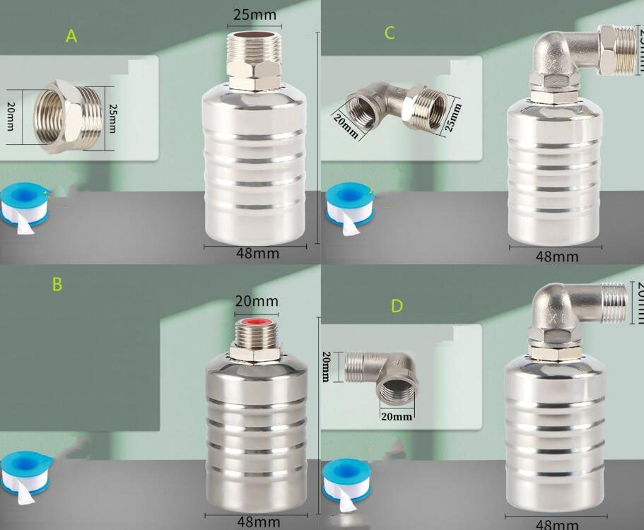 🚰 LIMITED-TIME 50% OFF! ✨ 304 Stainless Steel Water Level Control Float Valve – Auto Shut-Off, No Electricity, Rust-Proof 💧