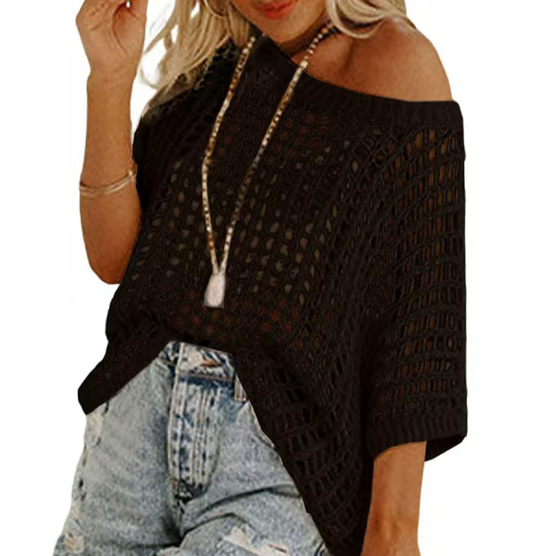 🎁2026 New Hot Sale - Women's Round Neck Short Sleeve Shirt