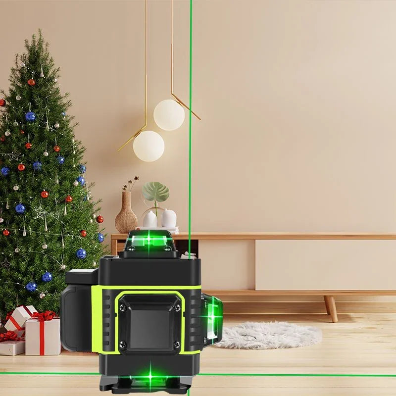 📢📢50% OFF !! ⏰16 Lines Green Light Laser Level Self Leveling Tool🎉