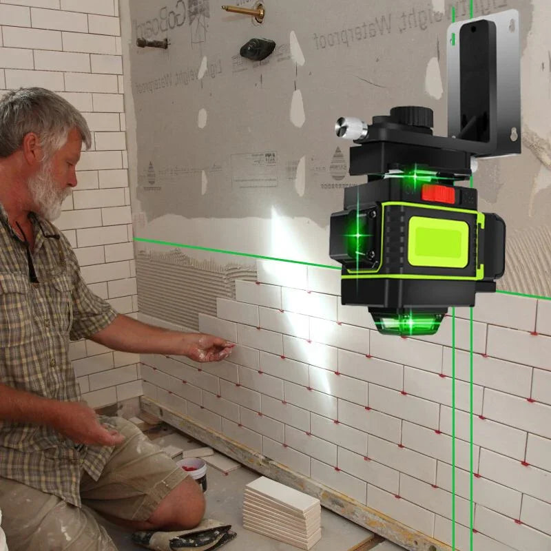 📢📢50% OFF !! ⏰16 Lines Green Light Laser Level Self Leveling Tool🎉