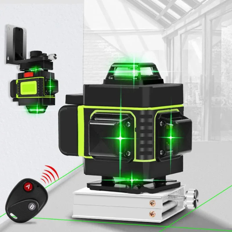 📢📢50% OFF !! ⏰16 Lines Green Light Laser Level Self Leveling Tool🎉