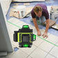 📢📢50% OFF !! ⏰16 Lines Green Light Laser Level Self Leveling Tool🎉