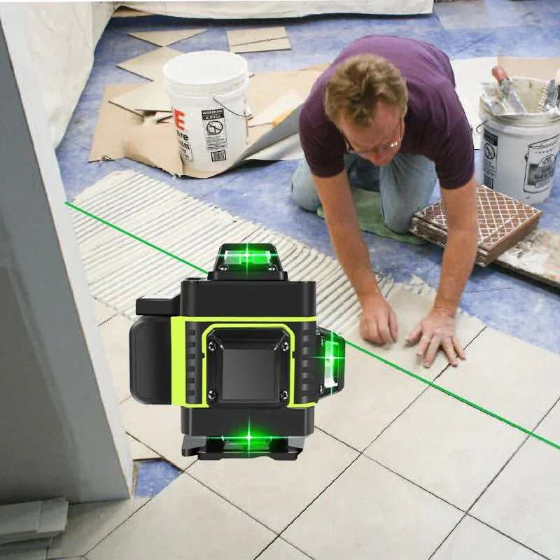 📢📢50% OFF !! ⏰16 Lines Green Light Laser Level Self Leveling Tool🎉