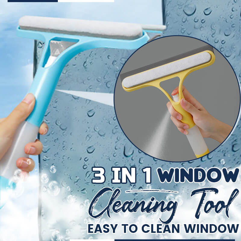 🧽 BUY 1 GET 1 FREE! ✨ 3-in-1 Cleaning Kit – For Windows, Mirrors & Windshields, Streak-Free & Perfect for Home & Car