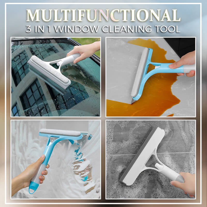 🧽 BUY 1 GET 1 FREE! ✨ 3-in-1 Cleaning Kit – For Windows, Mirrors & Windshields, Streak-Free & Perfect for Home & Car