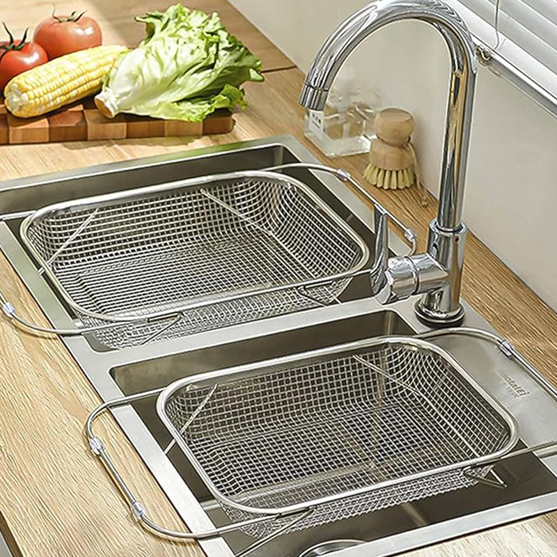 🎉HOT SALE🎉Stainless Steel Telescopic Drainer Basket