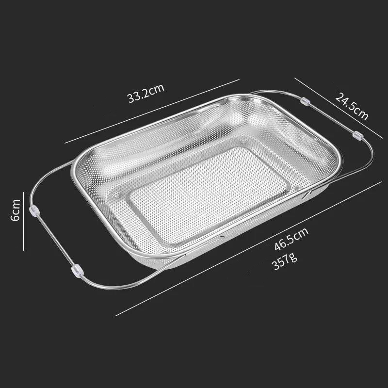 🎉HOT SALE🎉Stainless Steel Telescopic Drainer Basket