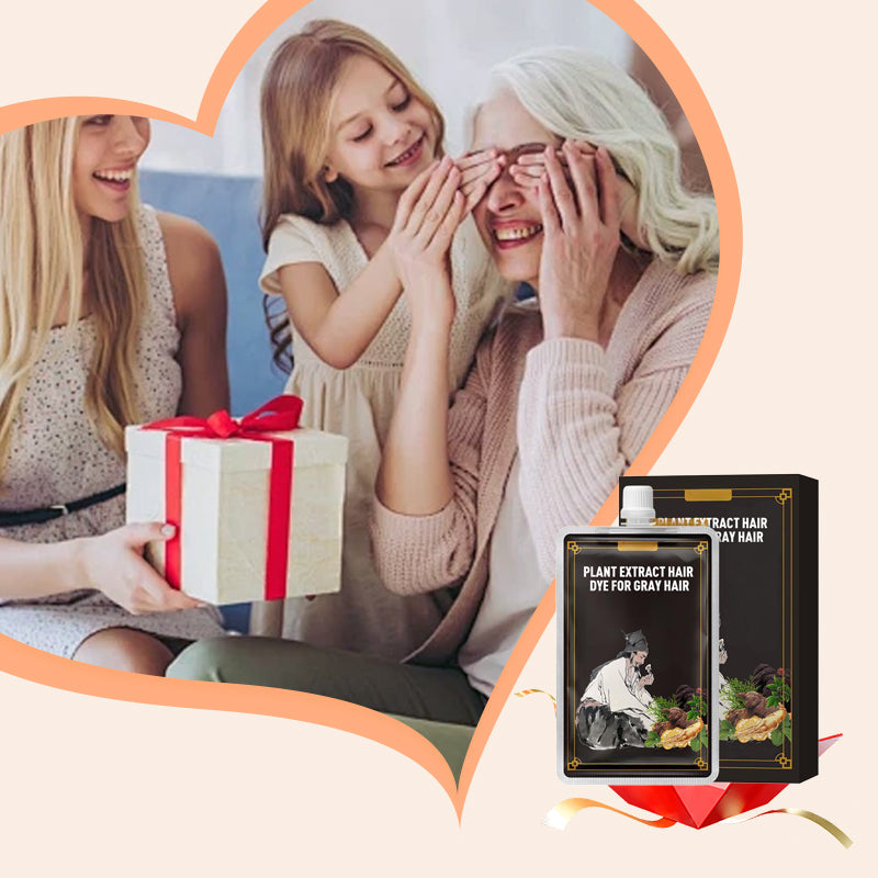 💆‍♀️Buy 2 Get 1 Free🌿Plant Extract Hair Dye for Gray Hair