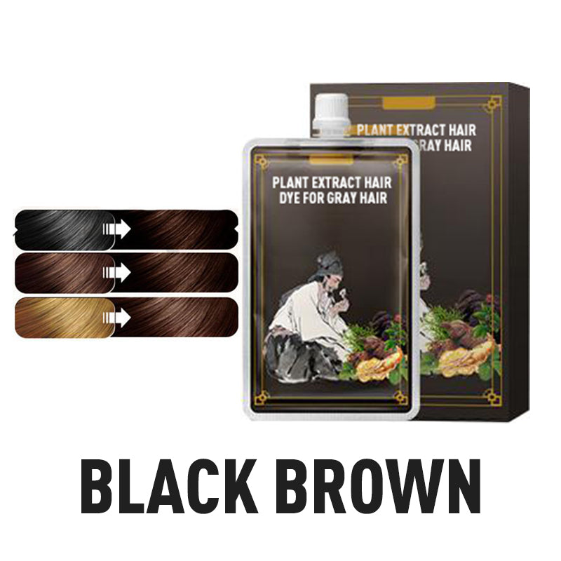 💆‍♀️Buy 2 Get 1 Free🌿Plant Extract Hair Dye for Gray Hair