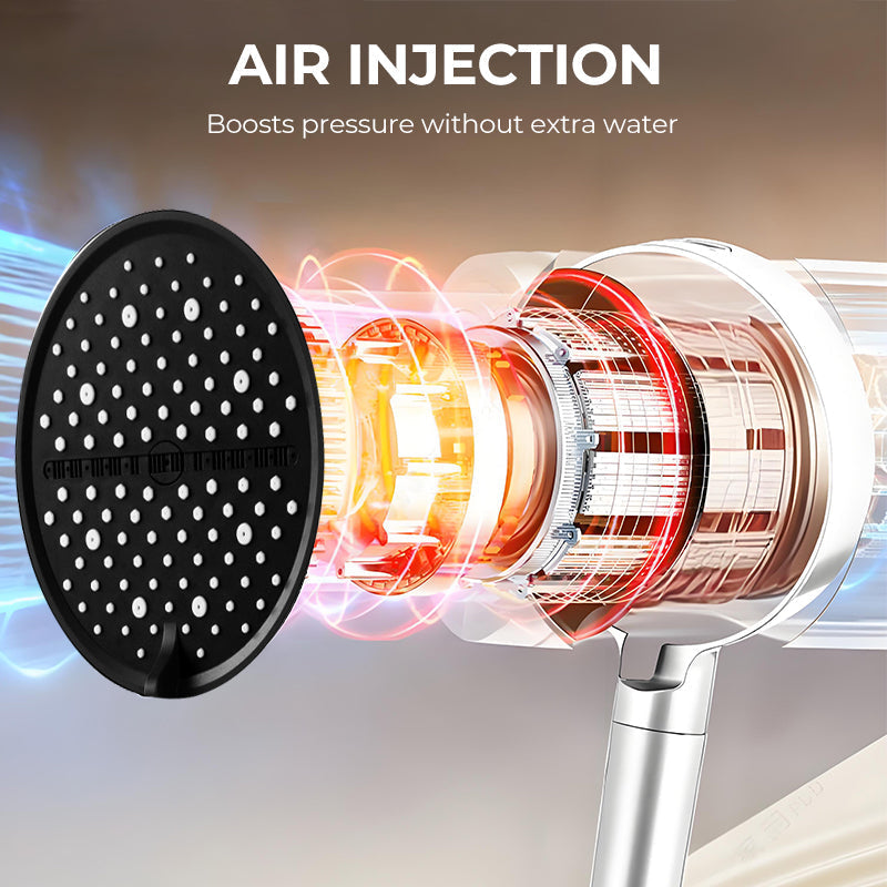 🎁2026 New Arrivals 50% OFF💥High-Pressure Adjustable Rainfall Shower Head – 360° Tilt, Easy Clean Surface, Compatibility with Standard Shower Hoses 💧