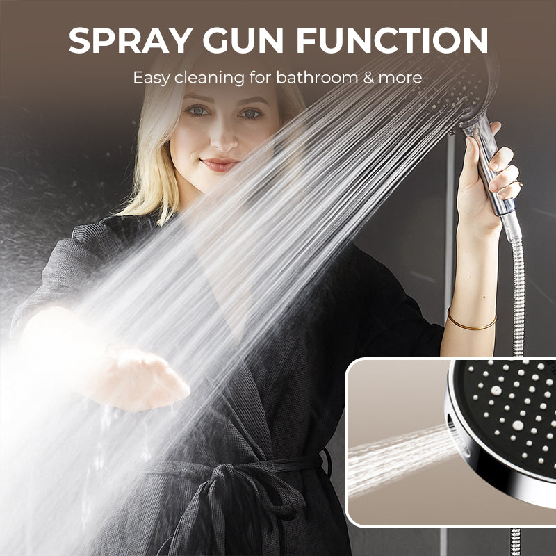 🎁2026 New Arrivals 50% OFF💥High-Pressure Adjustable Rainfall Shower Head – 360° Tilt, Easy Clean Surface, Compatibility with Standard Shower Hoses 💧