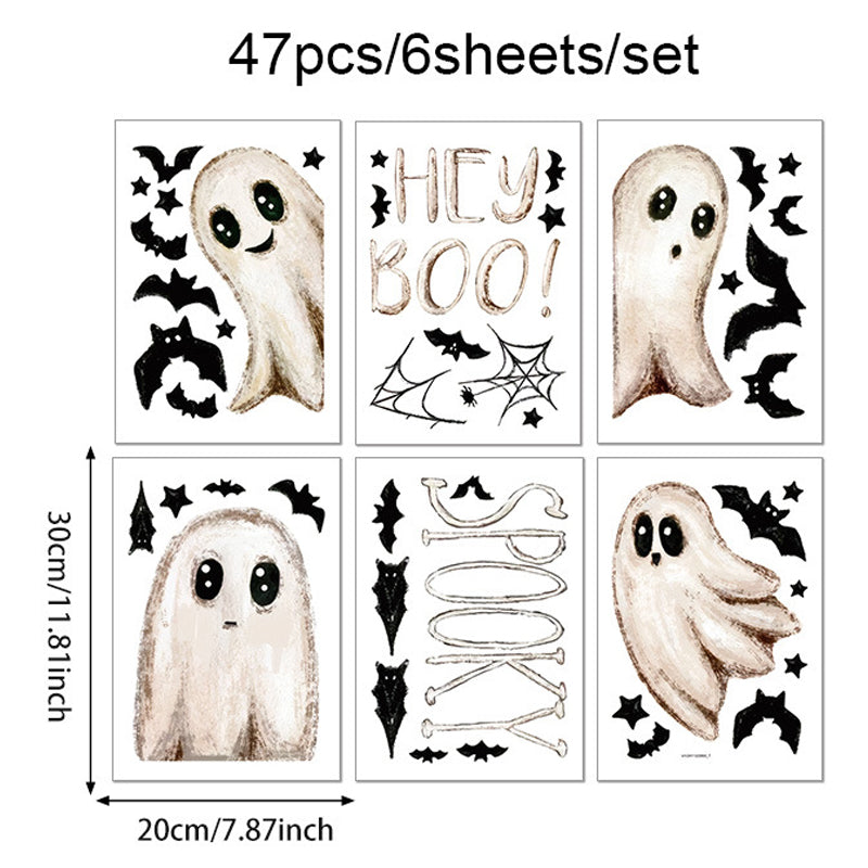 🔥 LAST DAY PROMOTION - 50%OFF 🔥  Cute & Fun Halloween Ghost Static Window Cling