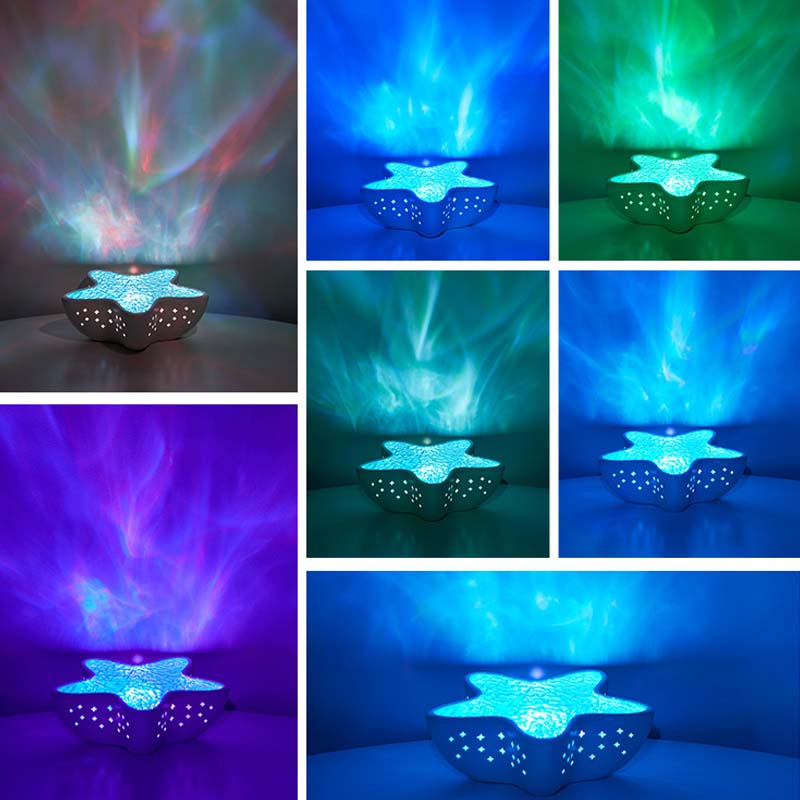 🌊🌟Starfish Ocean Wave Projector Light🎁