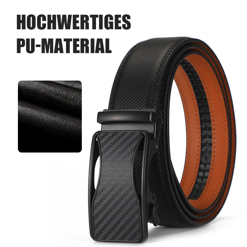 🪓 LIMITED-TIME 50% OFF! 👔 Men's Classic PU Leather Belt – Minimalist, Quick-Release Buckle, Cut-to-Fit 🎩