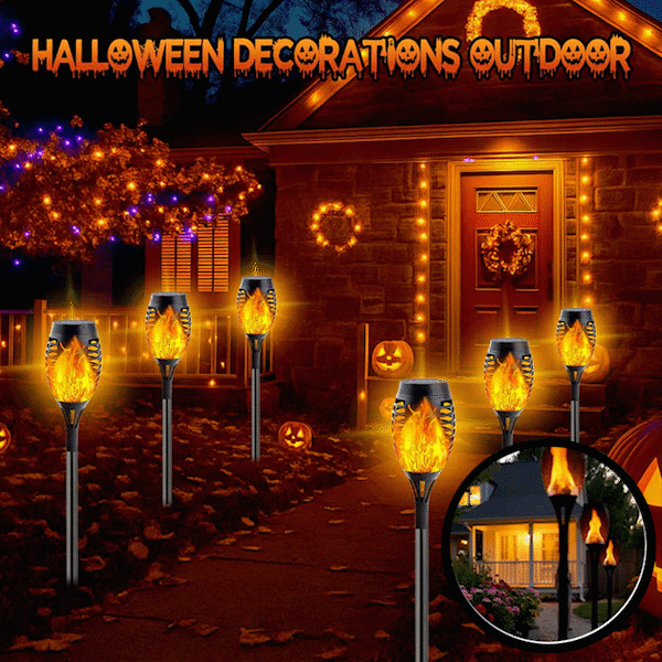 💖🔆 2026 Solar Tech | Outdoor Garden Torch Lamps | Auto-On at Dusk ⚡【New】