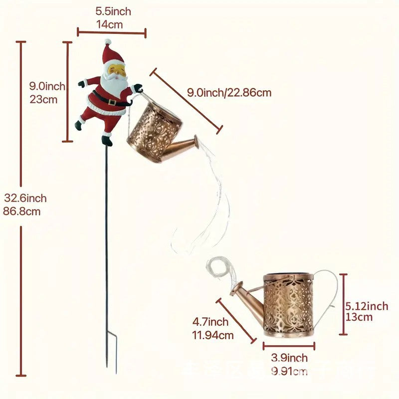 🎅 50% OFF FLASH SALE! ✨Solar Christmas Santa Decor Lights – Weather‑Resistant, 5 Styles 🎁
