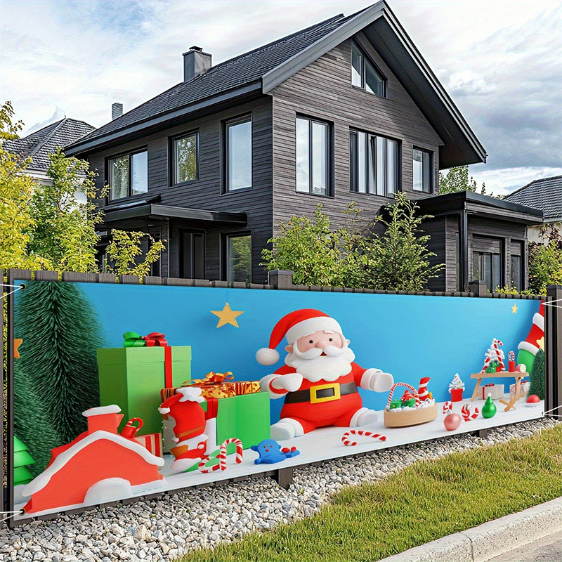 📢📢50% OFF !! ⏰ Merry Christmas Hanging Banner – Outdoor festive decor ✨