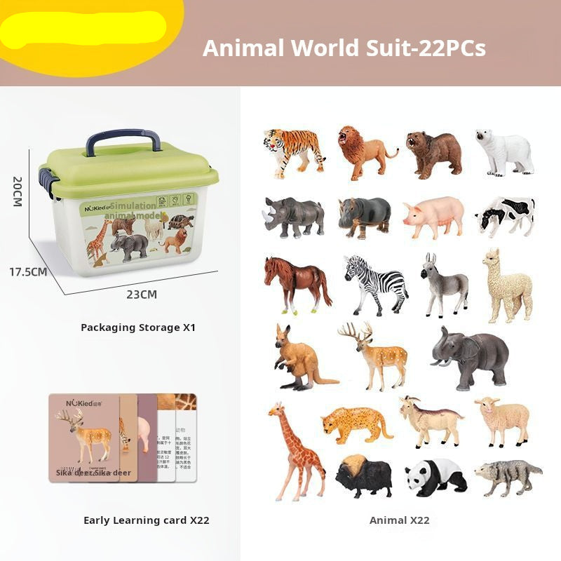 🦖28PCS Simulation Animal Models - Exploring the Fantasy Animal World