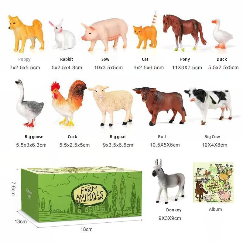 🦖28PCS Simulation Animal Models - Exploring the Fantasy Animal World