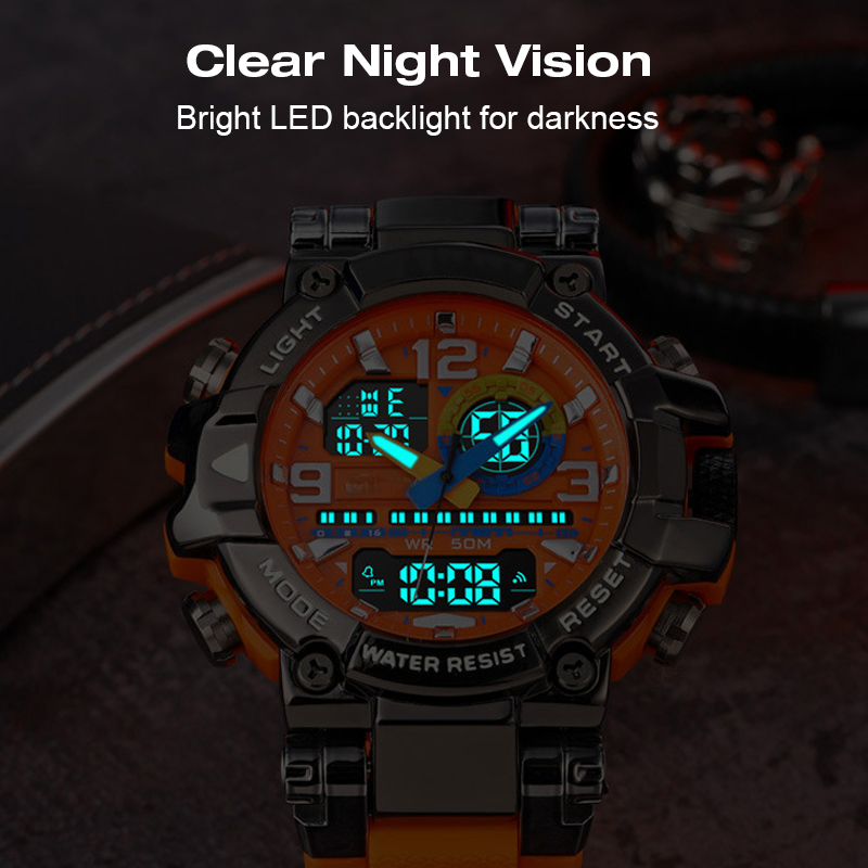 ⏳Time-Limited Special⏰Multifunctional Waterproof LED Digital Watch