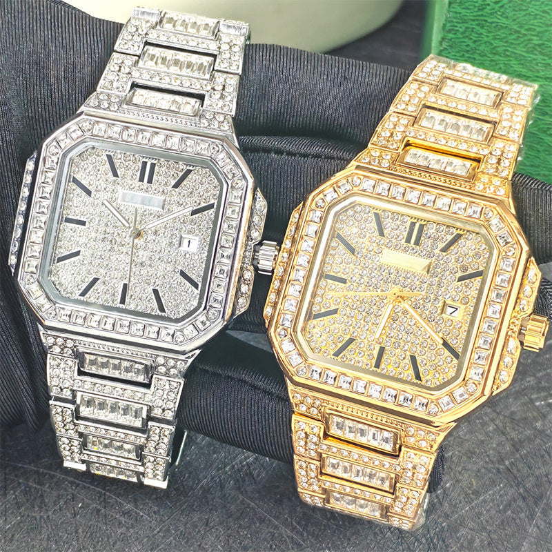🎁2026 New Arrivals 50% OFF💥Luxury Square Rhinestone Watch – Elegant Sparkle for Every Occasion✨