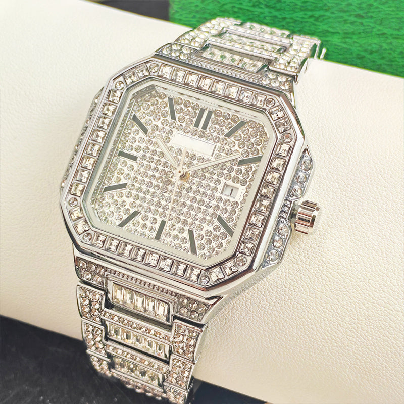 🎁2026 New Arrivals 50% OFF💥Luxury Square Rhinestone Watch – Elegant Sparkle for Every Occasion✨