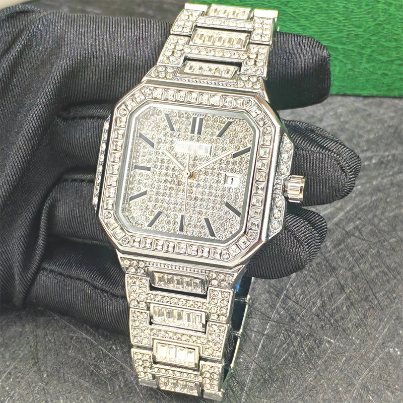 🎁2026 New Arrivals 50% OFF💥Luxury Square Rhinestone Watch – Elegant Sparkle for Every Occasion✨
