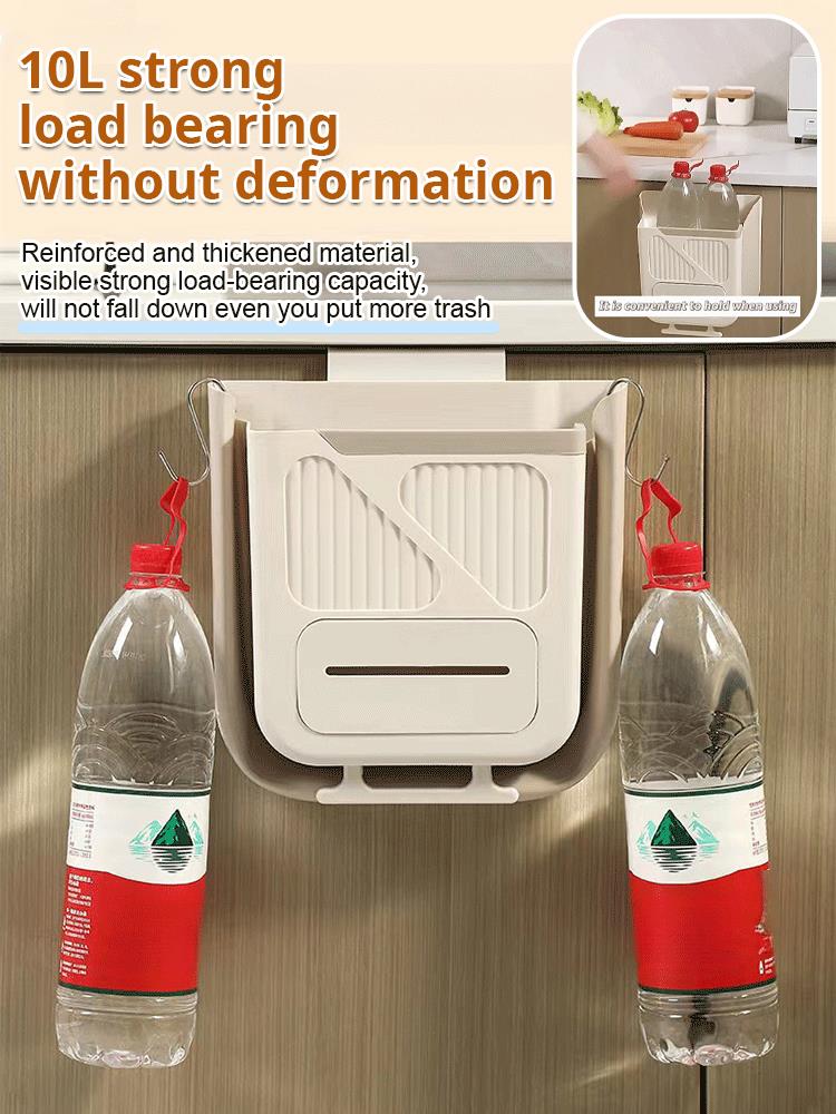 🎉LIMITED-TIME 50% OFF! 🍃 Foldable Hanging Kitchen Waste Trash Can ✨