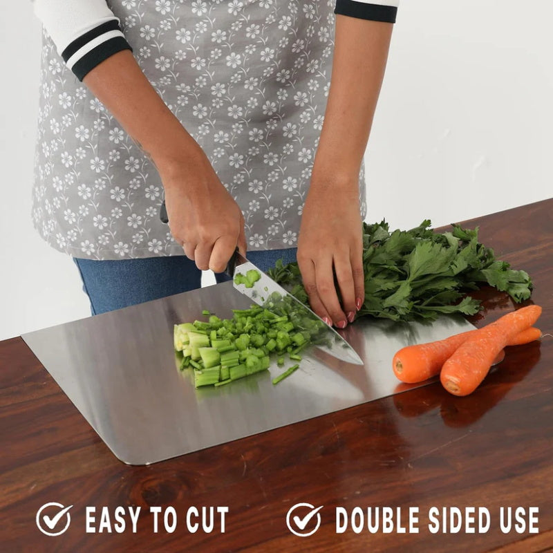 🎁2026 New Arrivals 50% OFF💥Must‑Have Cooking Tool！🥩🥦Safer, Cleaner & More Convenient!💥304 Stainless Steel Cutting Board