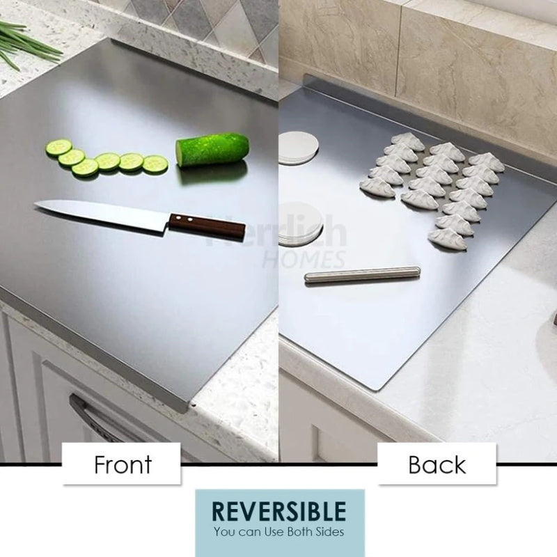 🎁2026 New Arrivals 50% OFF💥Must‑Have Cooking Tool！🥩🥦Safer, Cleaner & More Convenient!💥304 Stainless Steel Cutting Board