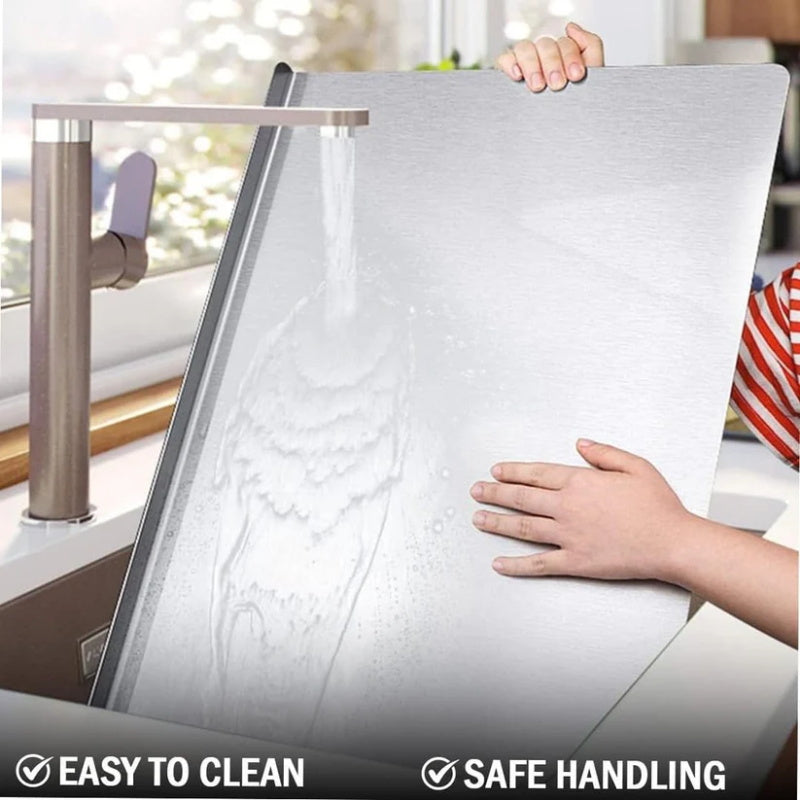 🎁2026 New Arrivals 50% OFF💥Must‑Have Cooking Tool！🥩🥦Safer, Cleaner & More Convenient!💥304 Stainless Steel Cutting Board