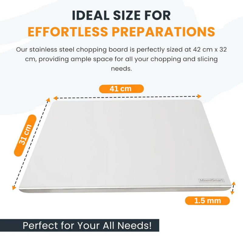 🎁2026 New Arrivals 50% OFF💥Must‑Have Cooking Tool！🥩🥦Safer, Cleaner & More Convenient!💥304 Stainless Steel Cutting Board