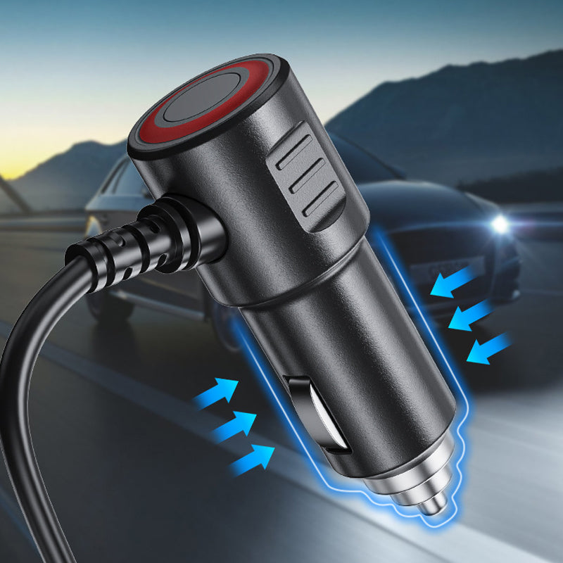 120W Cigarette Lighter Adapter with 4 USB Ports