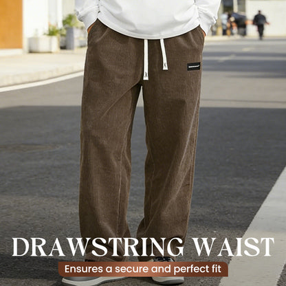 👖Spring New Arrivals 50% Off!🔥Men's Loose-Fit Drawstring Pants with Pockets