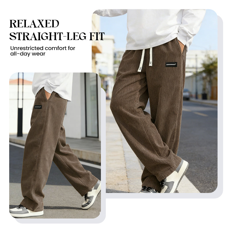 👖Spring New Arrivals 50% Off!🔥Men's Loose-Fit Drawstring Pants with Pockets