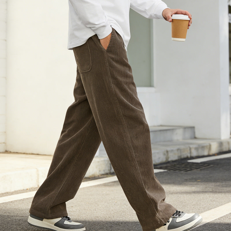 👖Spring New Arrivals 50% Off!🔥Men's Loose-Fit Drawstring Pants with Pockets