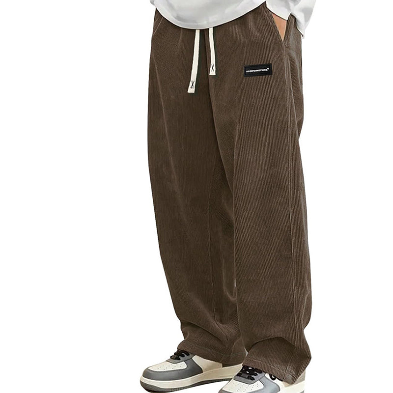 👖Spring New Arrivals 50% Off!🔥Men's Loose-Fit Drawstring Pants with Pockets