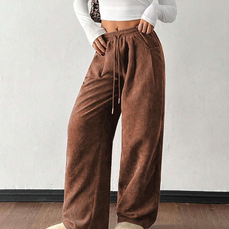 💖Casual Loose Fit Corduroy Trousers for Women