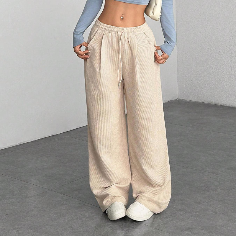 💖Casual Loose Fit Corduroy Trousers for Women