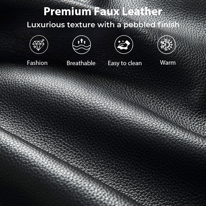 💥2026 HOT SALE⚡50K+ SOLD!⚡Cool Faux Leather Biker Jacket(FREE SHIPPING)