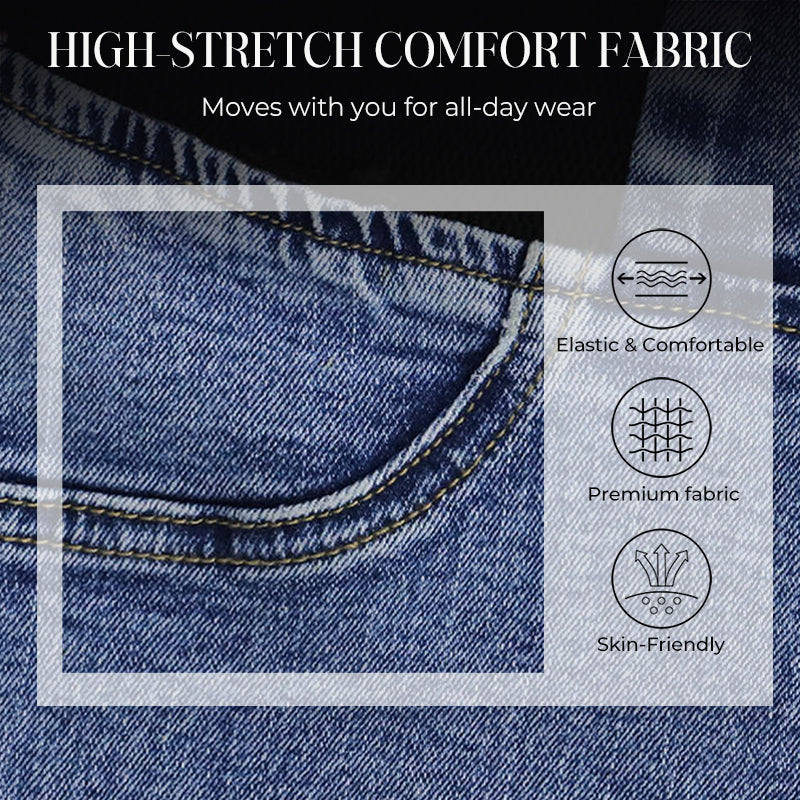 📢📢50% OFF!!⏰Women's High-Waist Stretch Flare Denim Jeans