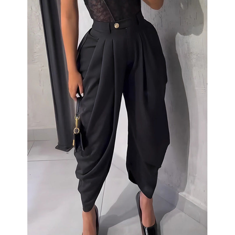 🎁2026 New Arrivals 50% OFF💥Women’s Casual High-Waist Wide-Leg Pants