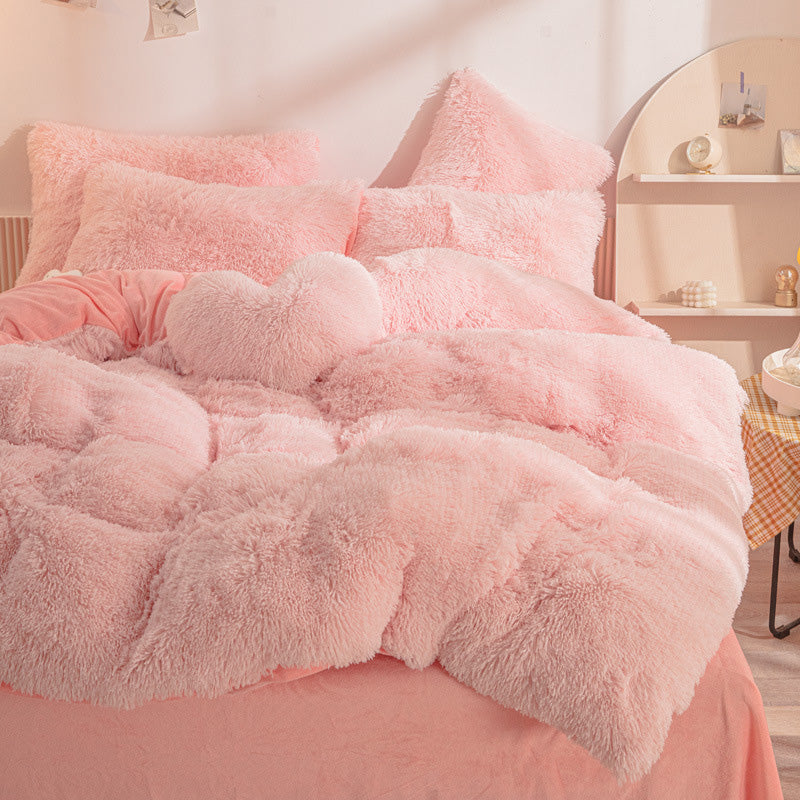 🔥Limited-Time Offer!🛏️Winter Plush Bedding Set – 4-Piece Warm & Cosy Set, Turn Your Bed Into a Snug Winter Retreat ✨